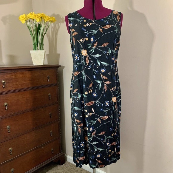 J.A. STUDIO Slip Dress Rayon Lightweight Colorful Size XL - Picture 5 of 7